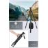Jmary KP-2274 Horizontal Axis Multi-Functional Professional Tripod 1.67M - Black